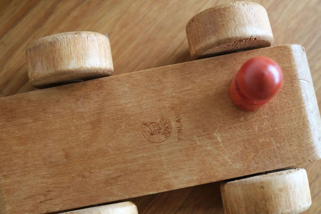 フィンランド JUKKA他 木製玩具 車 乗り物 5種セット