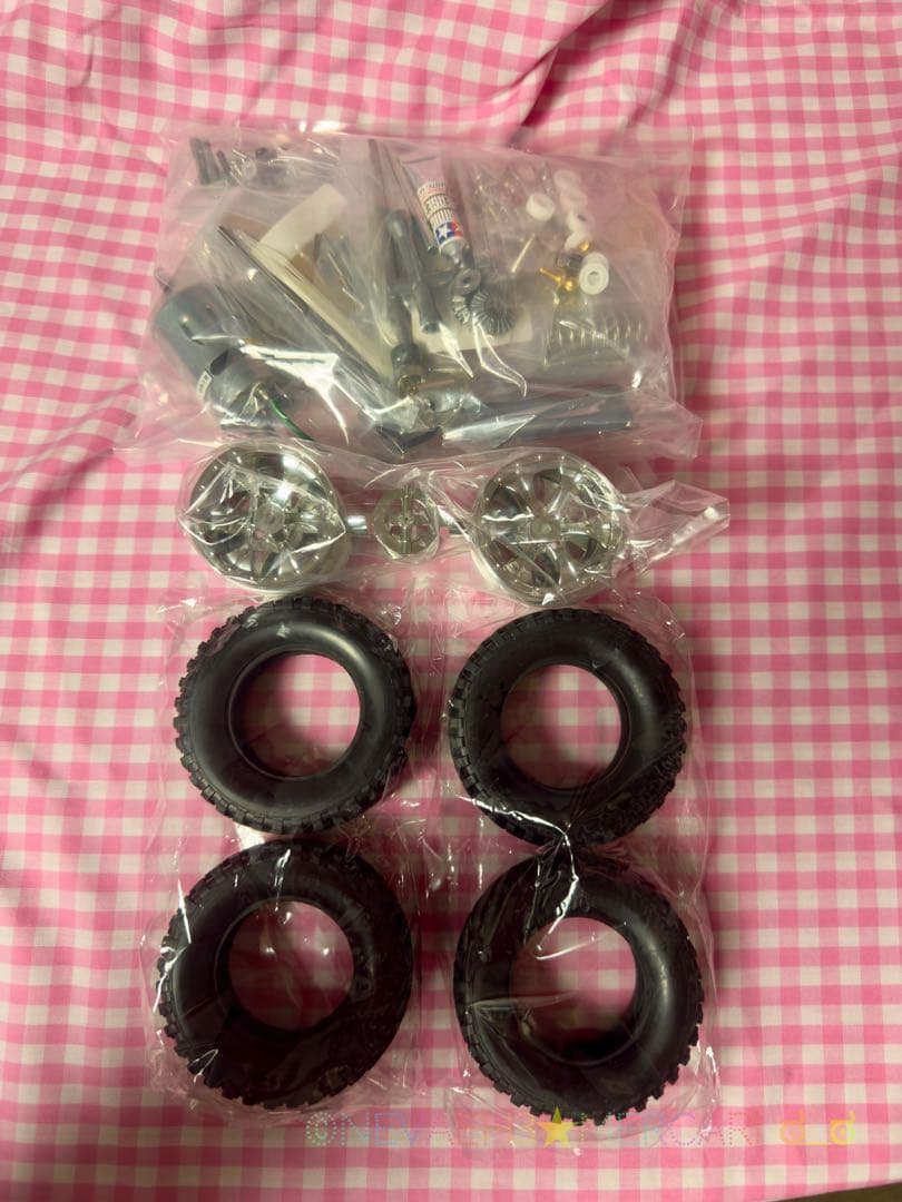 ★隼ちゃん★タミヤ◆トヨタFJクルーザー CC-01シャーシ塗装済