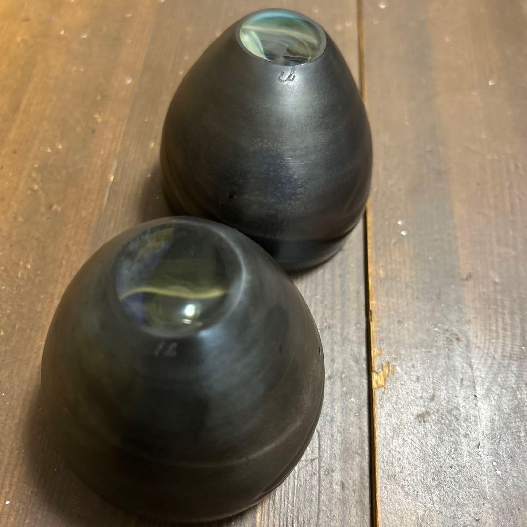 作家　ガラス作家　水月　タンブラー　森本もとこ　2個