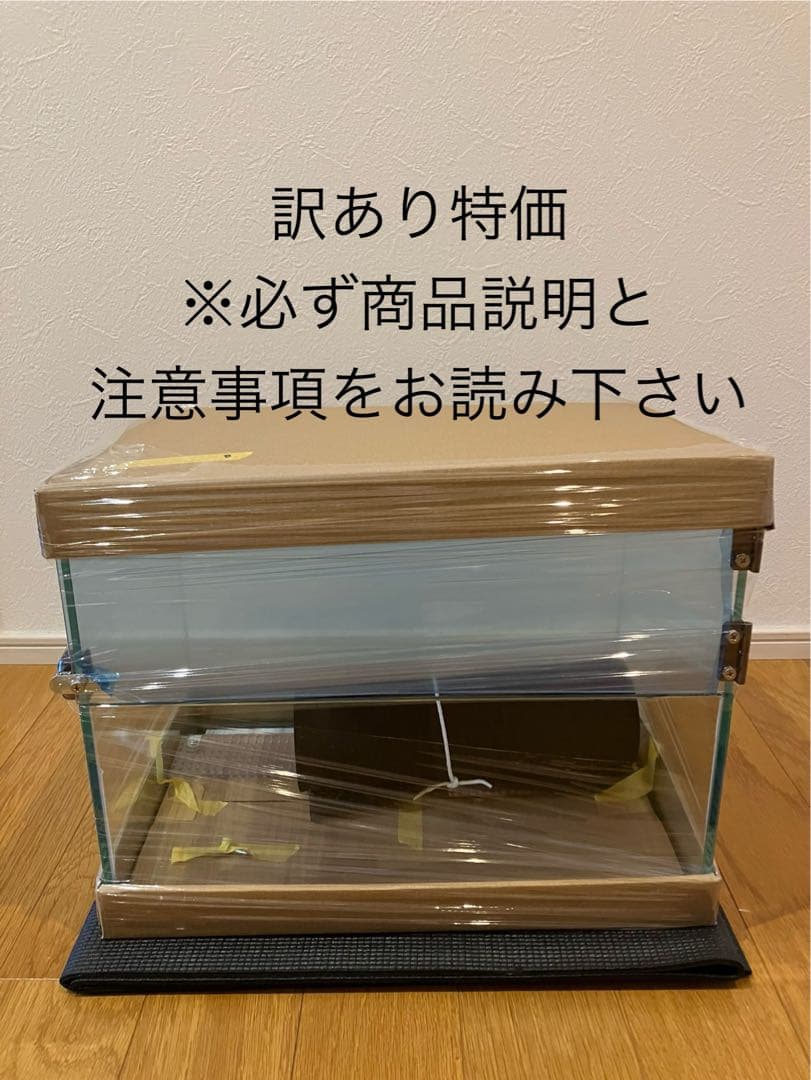 訳あり品 特価品 イモリウム テラリウム 40cm水槽 アクアサイダー