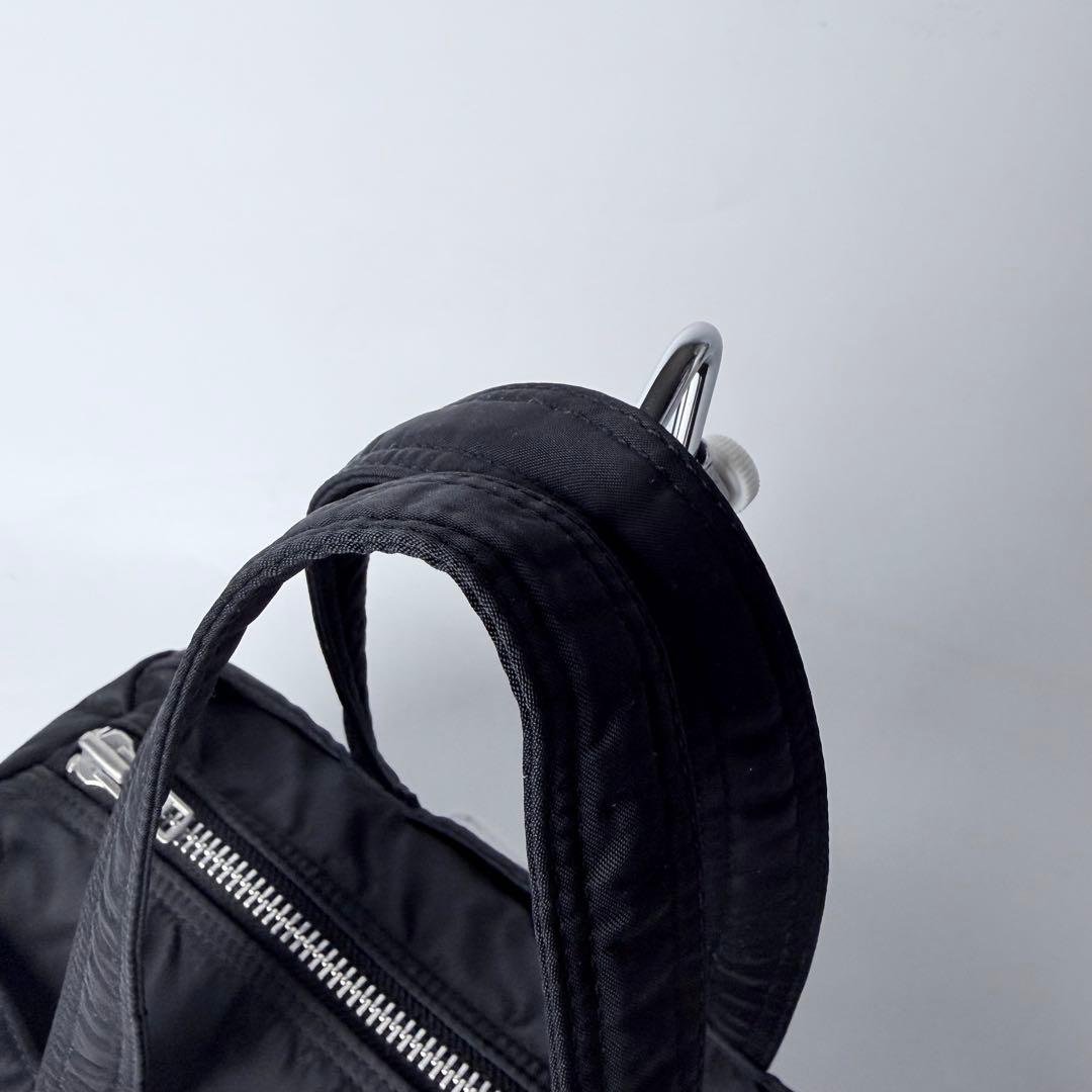 【の】PORTERポーター TANKER タンカー ミニボストンS日本製黒