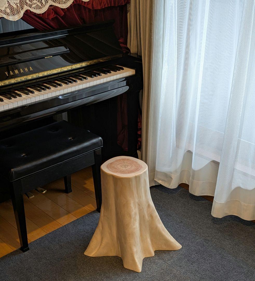 Ai　檜　切り株　丸太　椅子　スツール　 高さ約43.5㎝