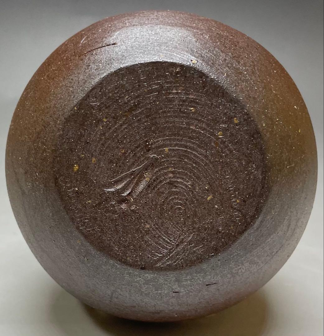 人間国宝 藤原雄 備前徳利 備前焼 共箱 共布 栞 S119