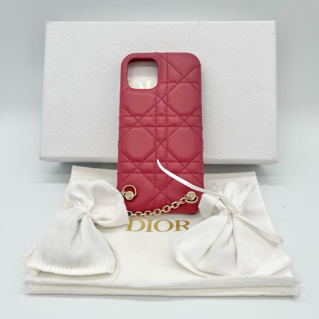 ChristianDior ディオール レディディオール カナージュ レザー iPhone