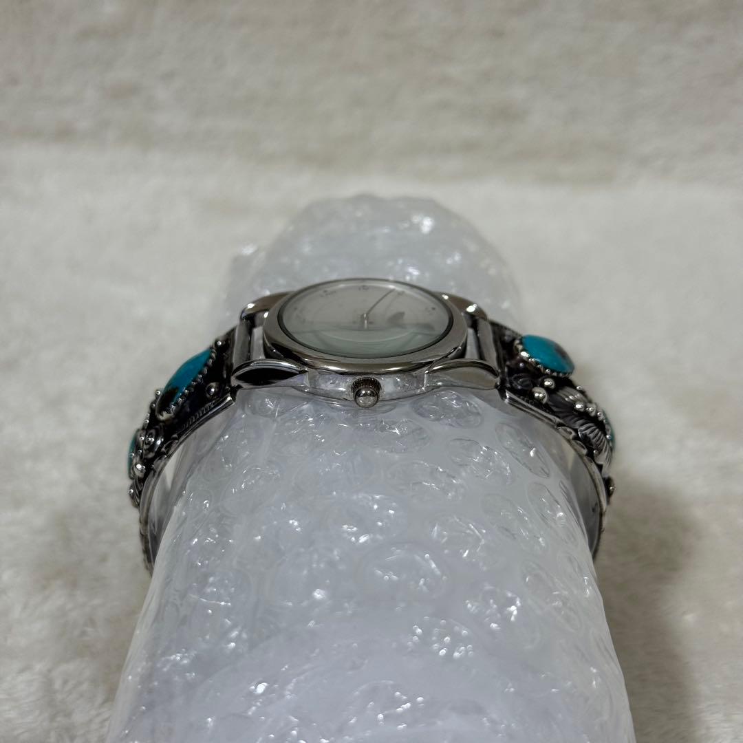 NAVAJO ナバホ 腕時計 ターコイズ 銀製 シルバー925 インディアン