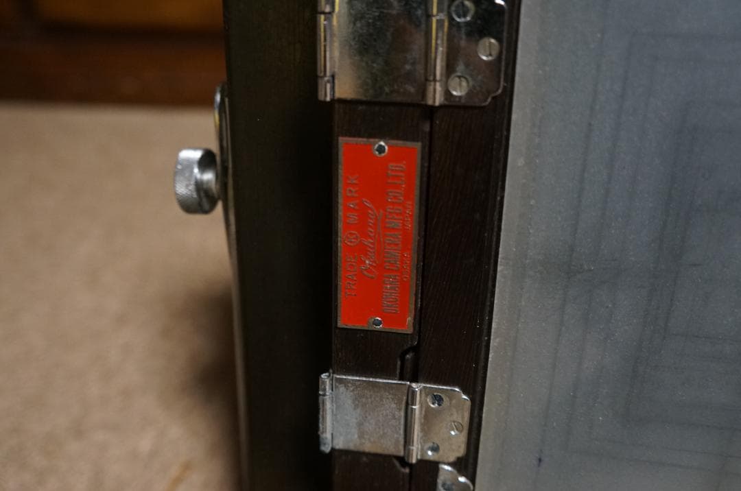 レトロ OKUHARA CAMERA オクハラカメラ 蛇腹 木製 大判 LPL カメラ