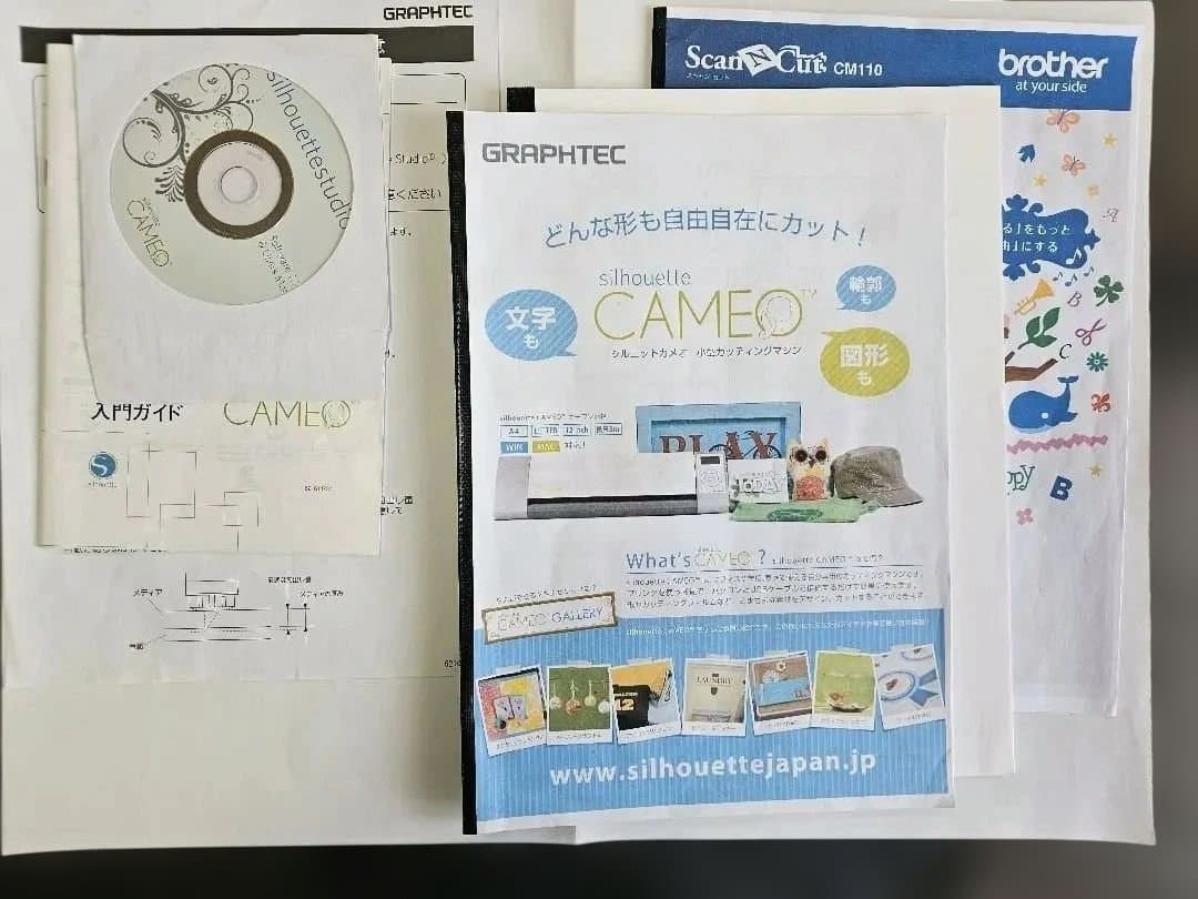 GRAPHTEC CAMEO電子カットツール中古 カッティングシート付