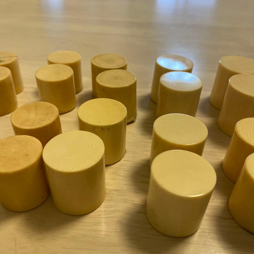 軸先 根付け材 掛け軸用 11個セット(22個) 588g