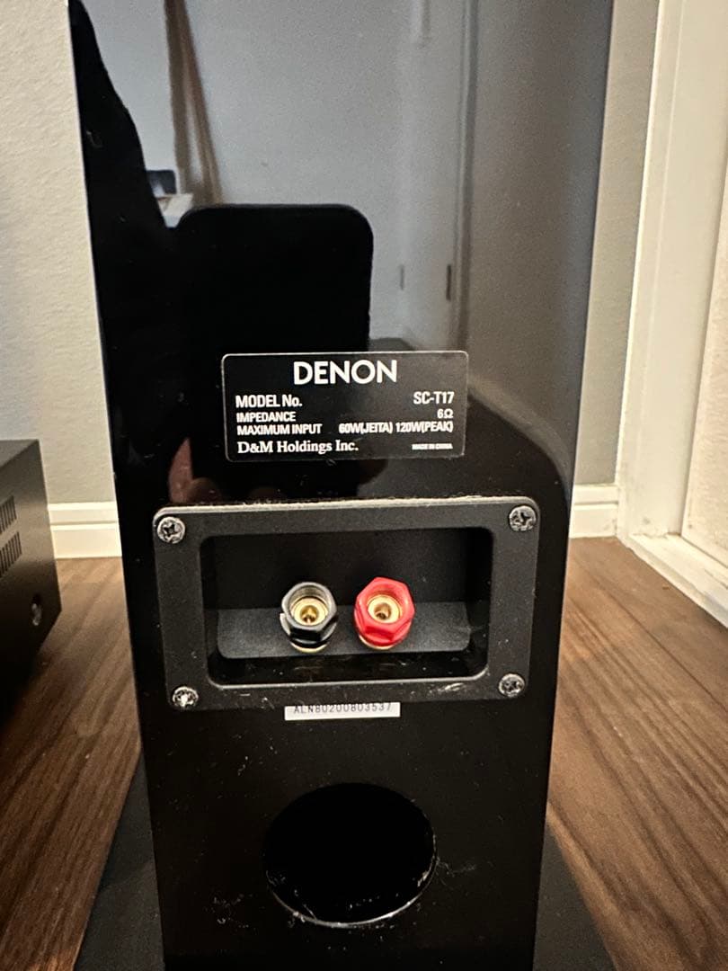 「ホームシアターセット」DENON AVR-X550BT 5.1ch