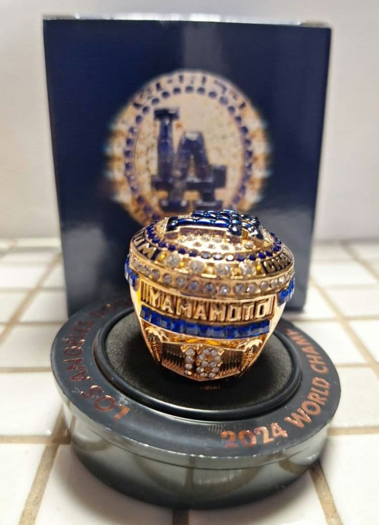 7/21限定球場配布 山本由伸 ドジャース ワールドチャンピオンリング 18