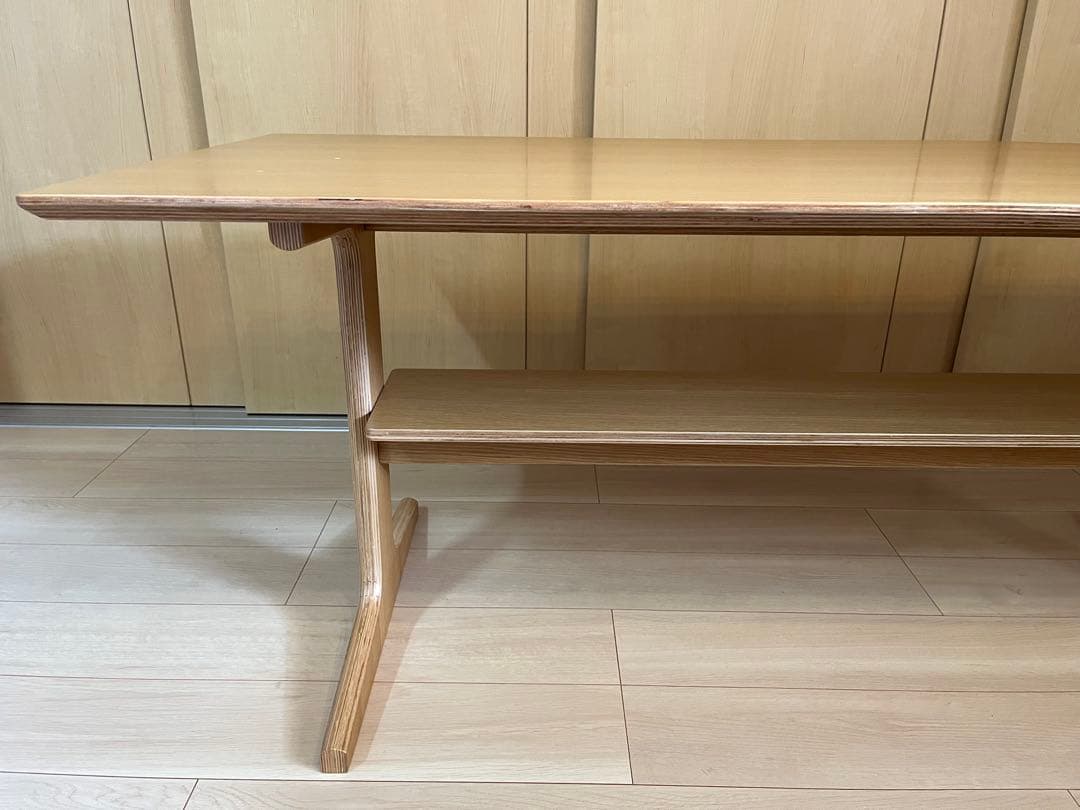 【焦げパン】無印良品リビングでもダイニングでもつかえるテーブル