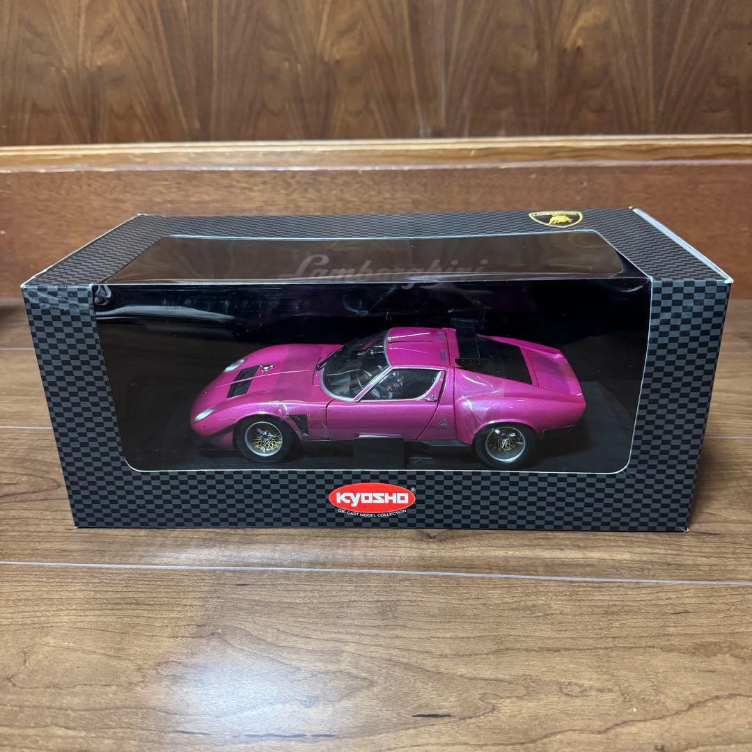 未展示品 京商 1/18 ランボルギーニ イオタ SVR