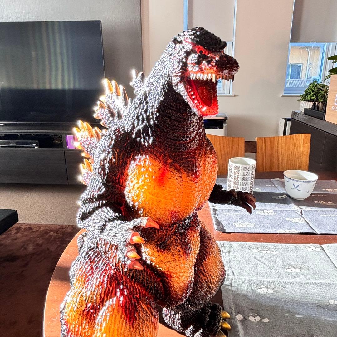 東宝30ｃｍシリーズ　ゴジラ　1995　後藤彩色所カスタムクリアオレンジＶｅｒ．