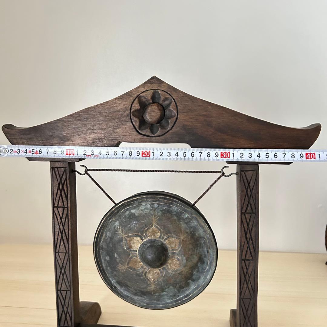 タイでは幸せを呼ぶドラ☆彡 バンコクで購入 銅鑼