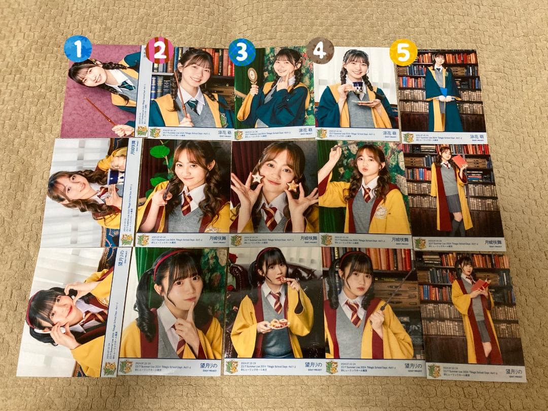 ナナニジ　Summer Live 2024　MSD衣装　ブロマイド　バラ売り