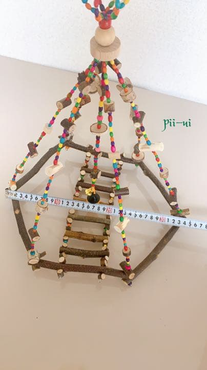 カラフルウッドブランコ♪サーカステント2 ビーズ ワイヤー 太さ