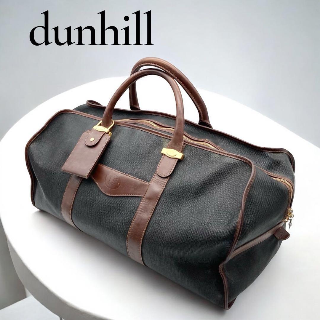 dunhill ダンヒル ボストンバッグ 旅行 大容量 PVC - メルカリ