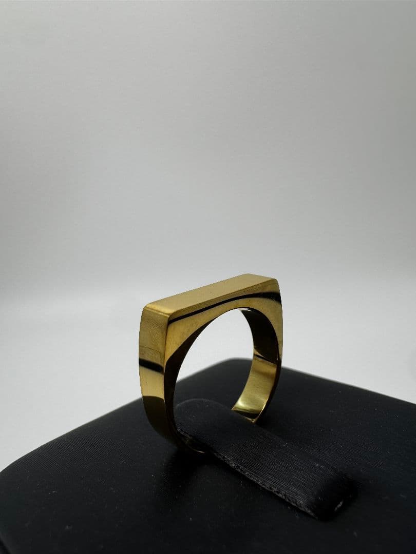 K18ゴールド シンプルリング 4.2mm3.35g 11号