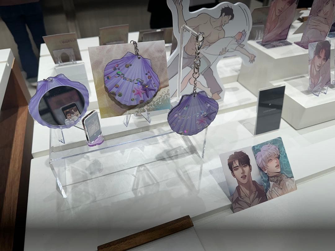 韓国BL 真珠を産む少年 貝殻型ミラー トレカセット ラスト - メルカリ