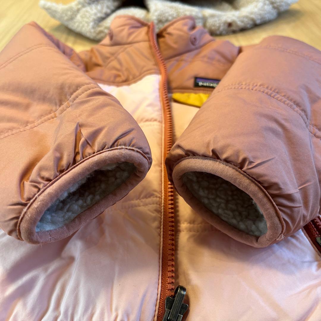 Patagonia ベビー・リバーシブル・トリブルズ・フーディ 90cm