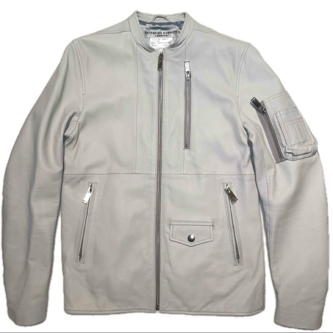 KATHARINE HAMNETT LONDONレザージャケット - メルカリ