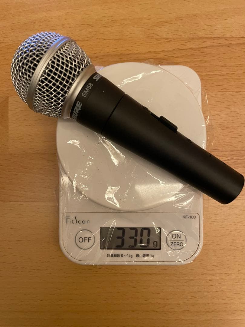 SHURE SM58 ダイナミックマイク 本体　付属品