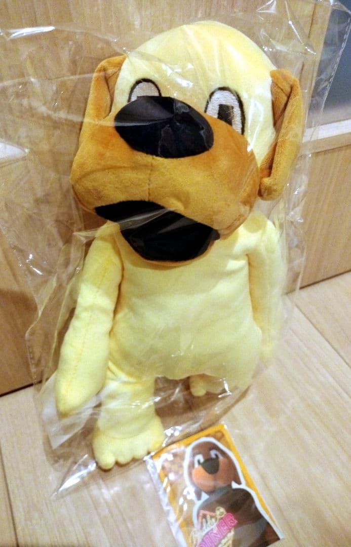 ヒューマンフォールフラット　buddyぬいぐるみ Yellow 黄色　犬