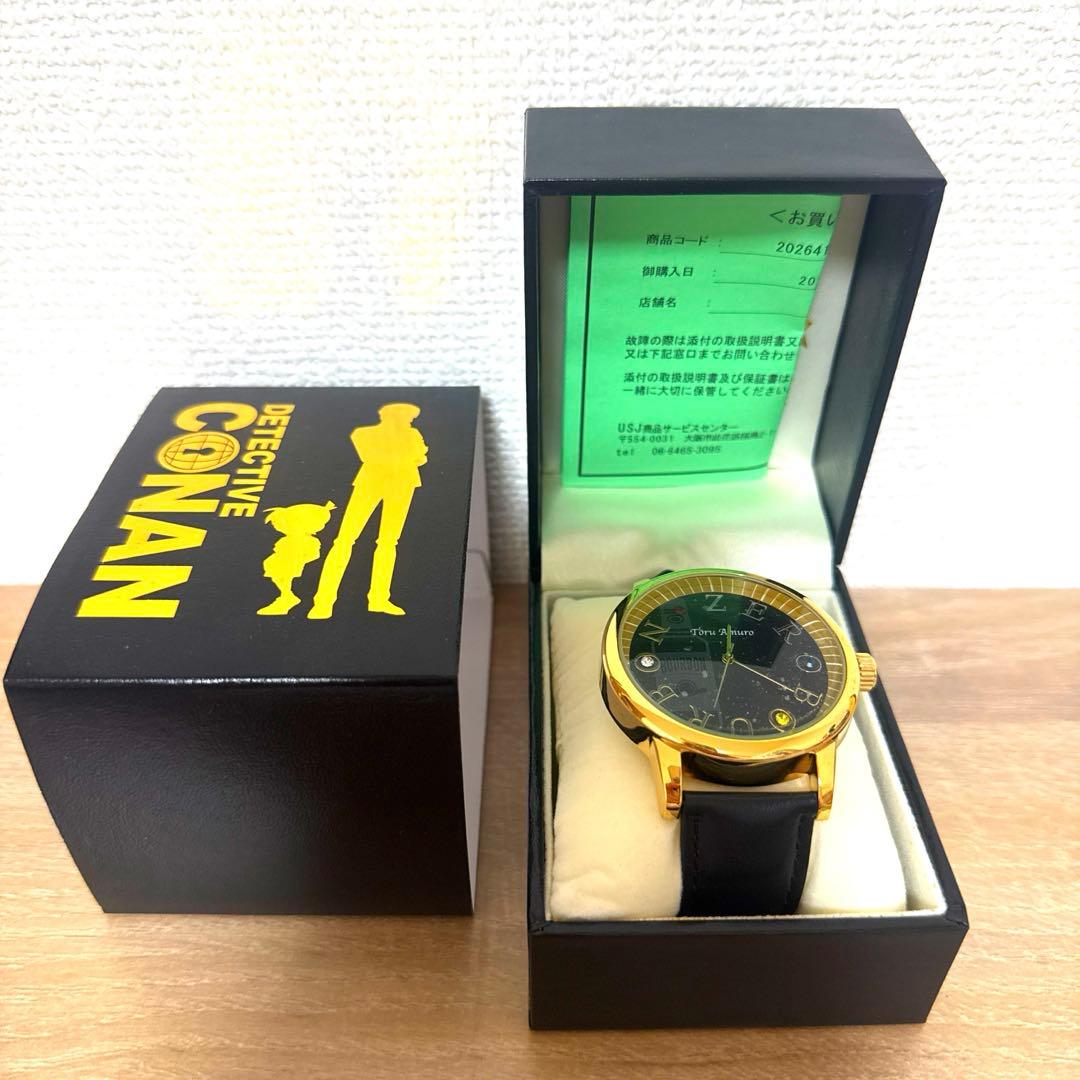 新品未使用 名探偵コナン バーボン 安室透 降谷零 USJ限定 腕時計