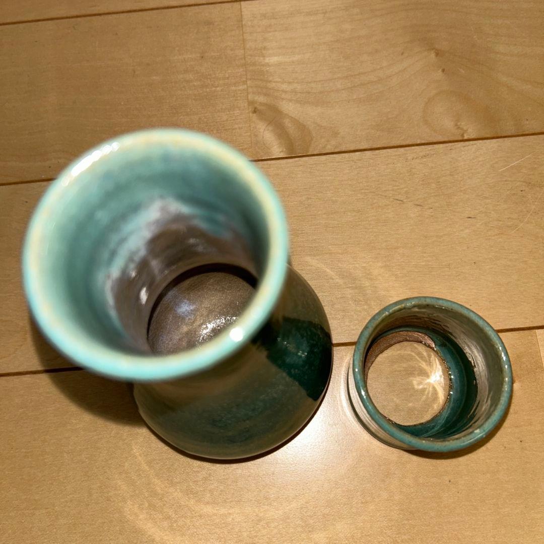 N131皆具『千古窯造』『染付花丸文』『水指建水蓋置杓立』共箱