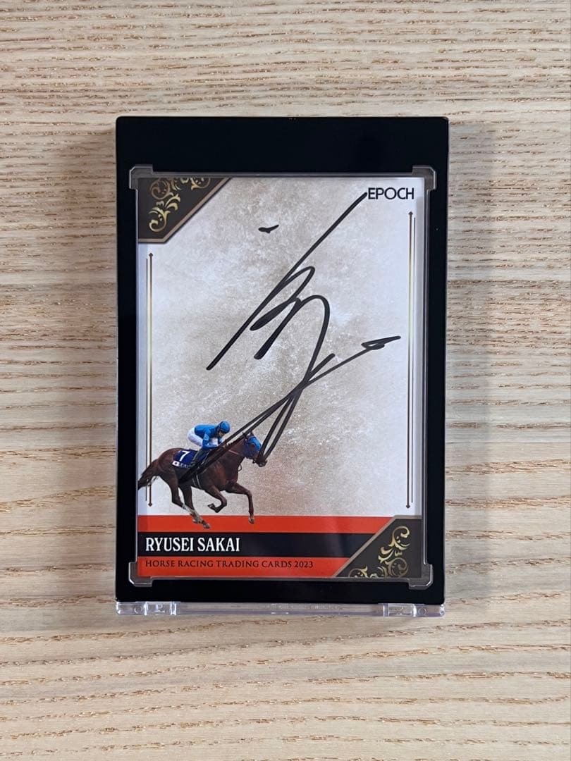 坂井瑠星騎手 × レモンポップ サインカード