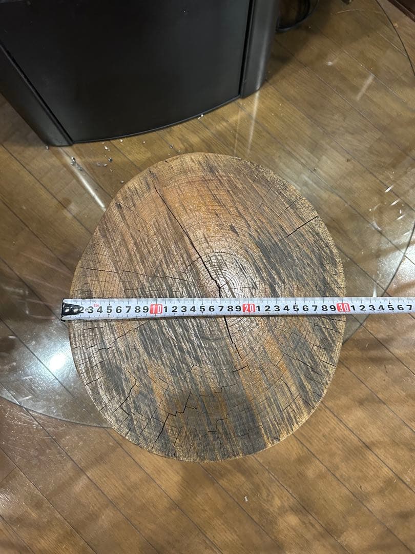 ケヤキ切り株 丸太 スツール 丸太椅子 サイドテーブル ディスプレイ台