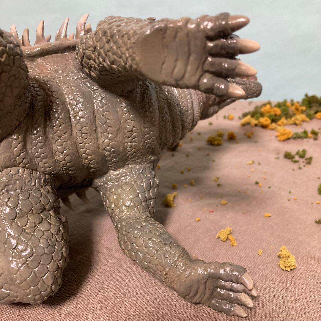 アンギラス マーミットソフビ 組み立て完成品 カスタム・塗装済み