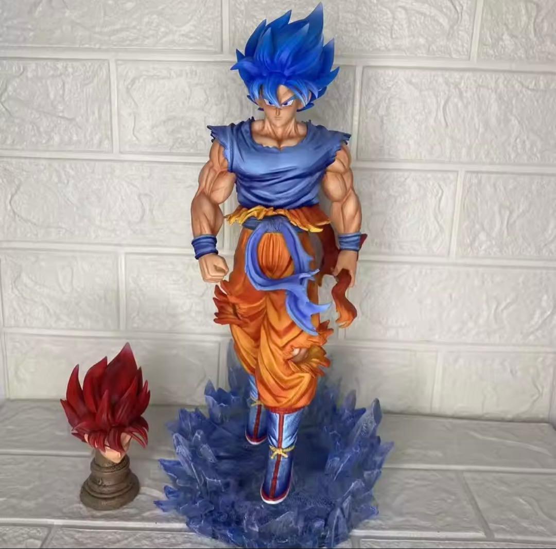 ドラゴンボール　JT製　孫悟空　顔変えパーツ＆光る台座付き　新品未使用品。