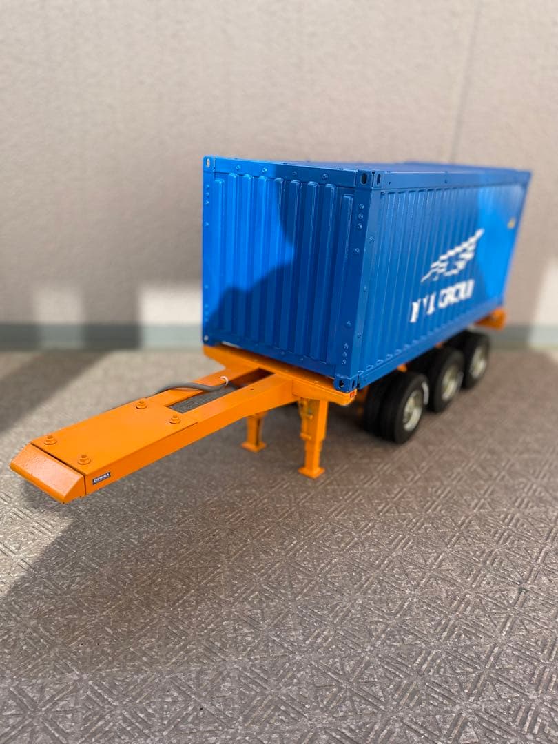 タミヤ 1/14 17プロフィア 20ft海コンシャーシ フルオぺ トレーラー