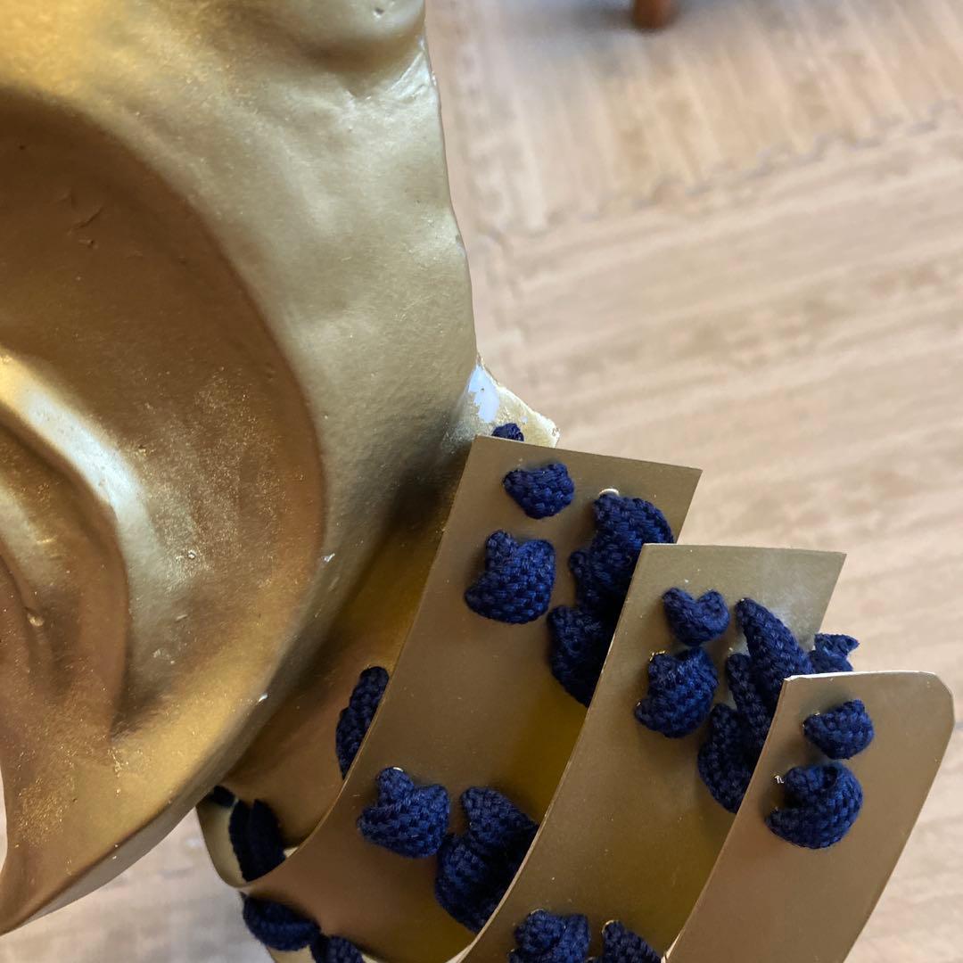 【着用可能】手作り　武具　鎧兜　甲冑　等身大　半頬　面頬　mempo mask