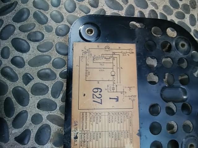 アンティーク ベルギー製 RTT 56 ダイヤル式黒電話