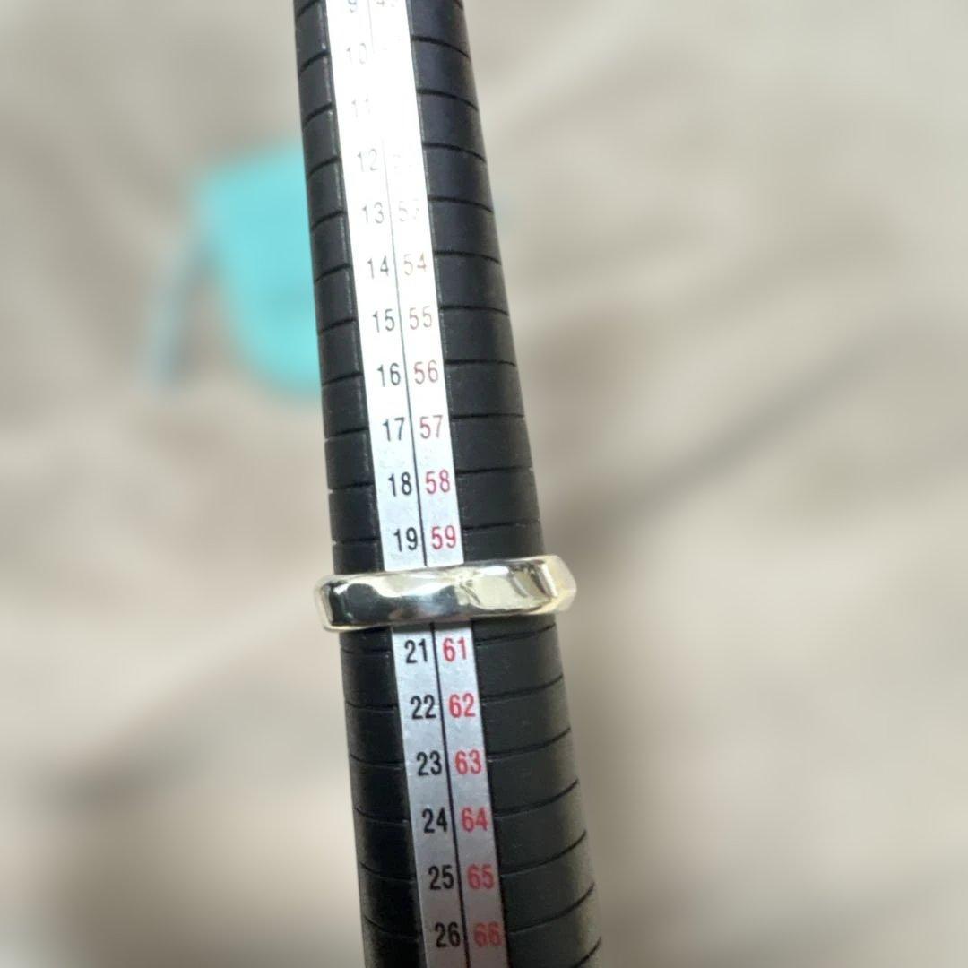 Tiffany & Co. ナイフエッジリング ポーチ付き19号