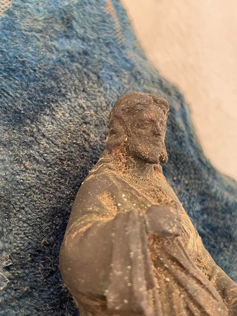 古い キリスト 聖水入れ フランスアンティーク