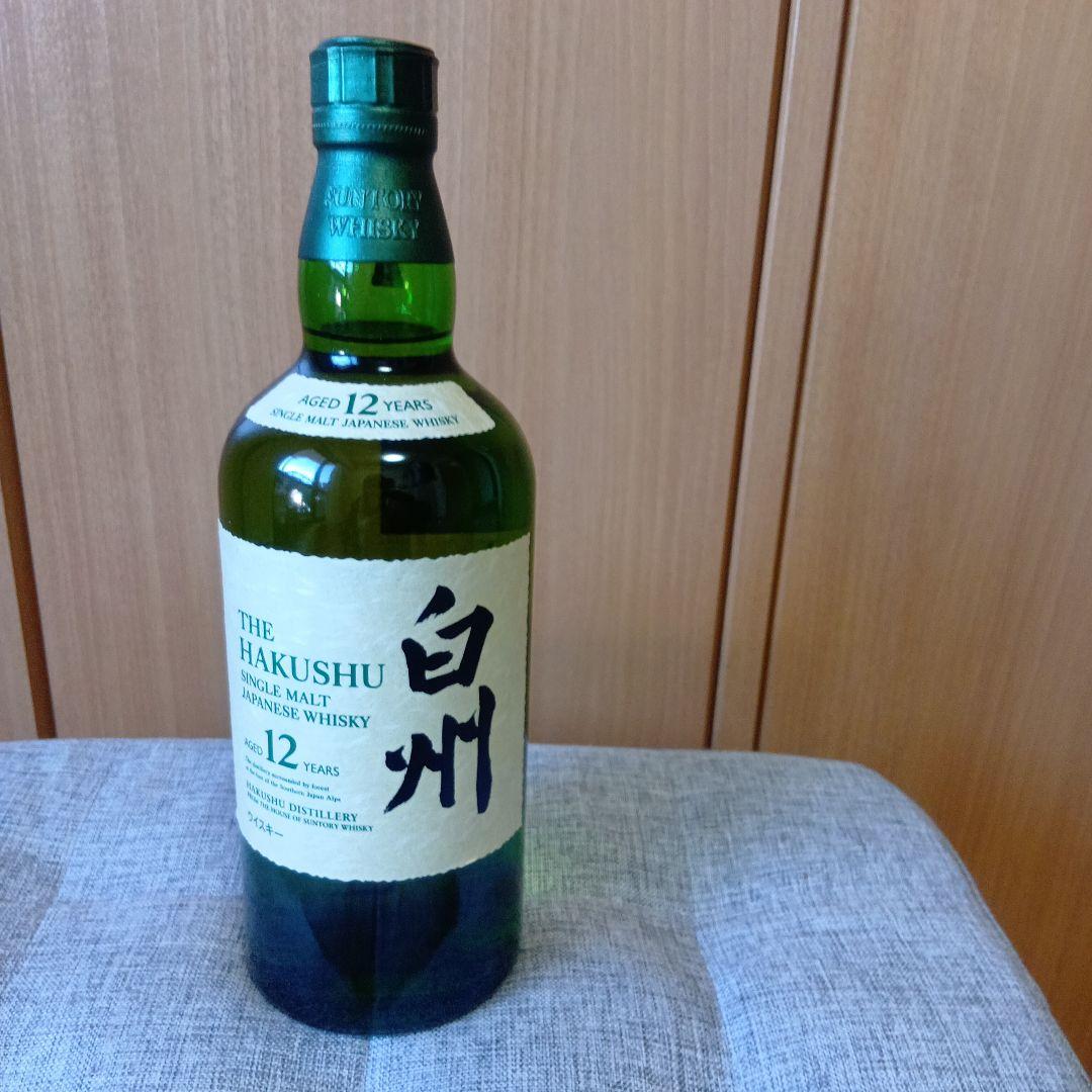 サントリー 白州１２年シングルモルトウイスキー箱なし700ml４３% サントリー シングルモルト ウイスキー 白州12年 43% 700ml 箱付き
