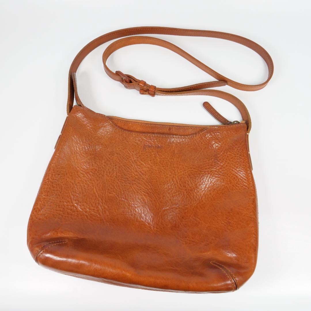 美品✨ゲンテン genten ショルダーバッグ トスカ レザー ブラウン