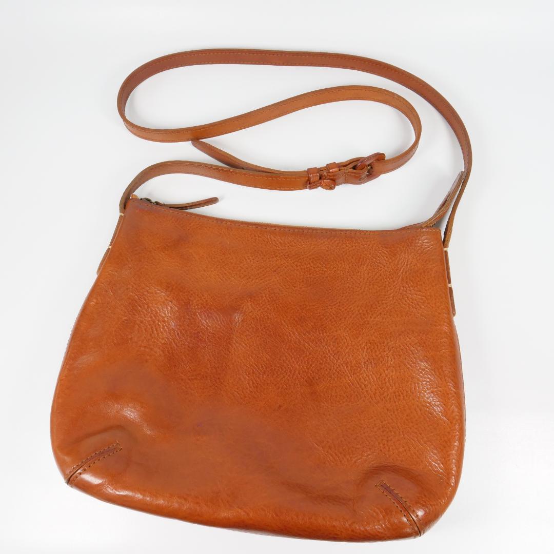 美品✨ゲンテン genten ショルダーバッグ トスカ レザー ブラウン