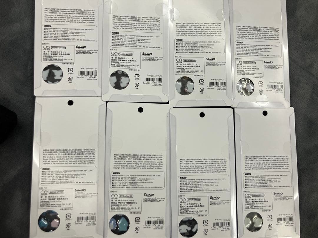 ボンボンドロップシールサンリオミニ　全種8枚セット　正規品