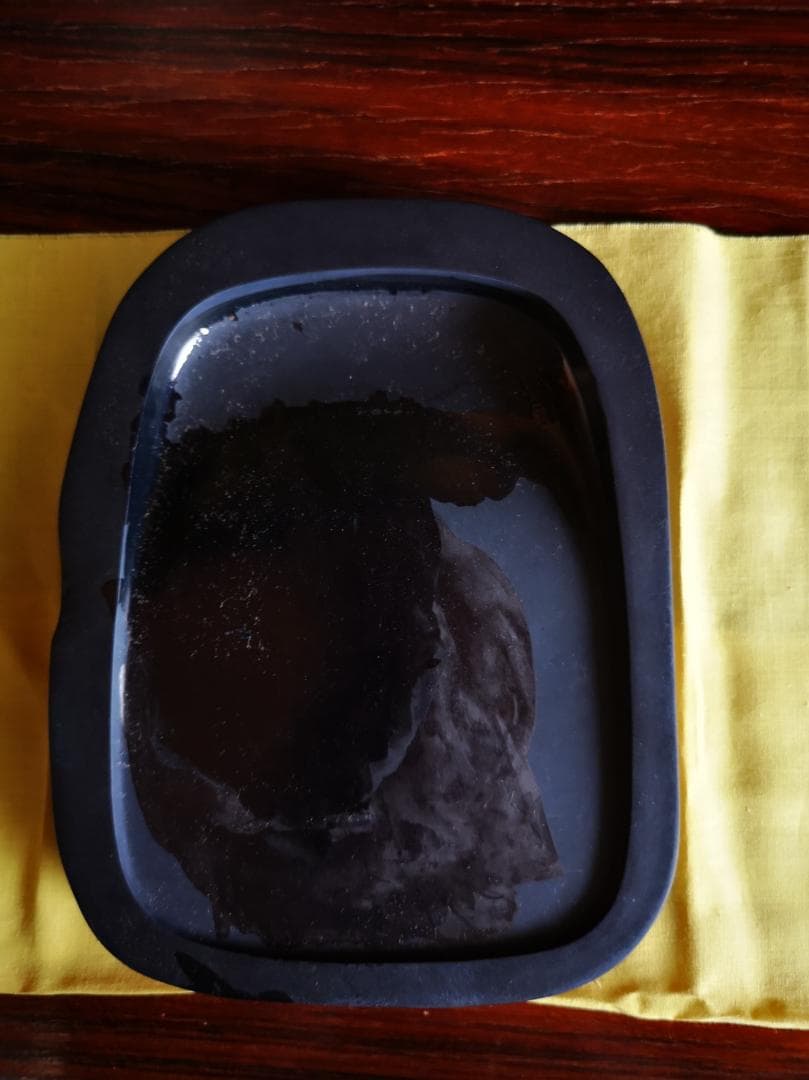 土佐三原産 硯石 土佐硯 土佐の伝統工芸品『土佐硯』 ふち加工なし