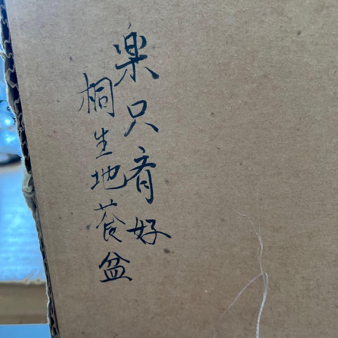 骨董品 茶道具 莨盆 樂只好 桐生地 莨盆 一対 甫斎 造 N55TB