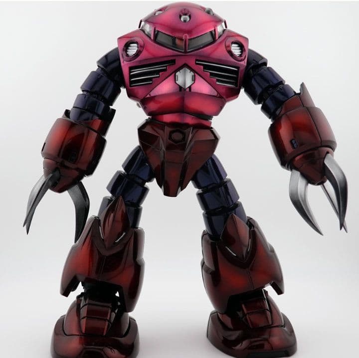 ガンプラMG ズゴック（シャア専用機）キャンディ塗装済み完成品 - メルカリ