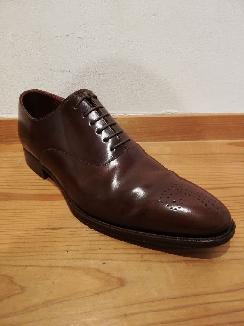 【程度良】ペルフェットperfettoコードバン27cm グッドイヤーウェルト