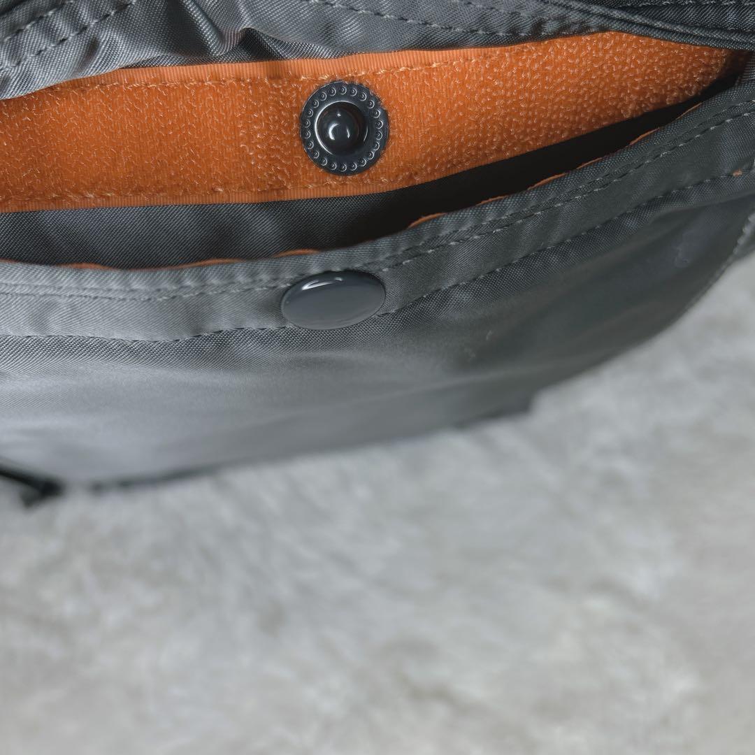 美品 廃盤品 ポーター タンカー 2WAYブリーフトートバック シルバーグレー