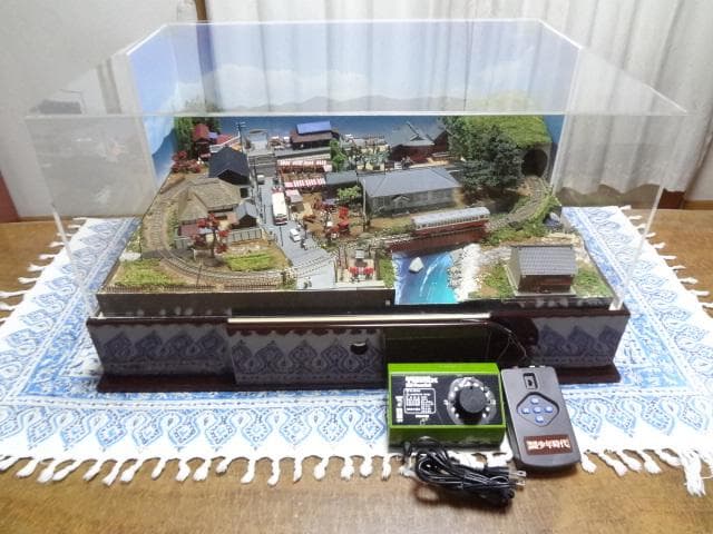 鉄道模型少年時代レイアウト・ジオラマ完成品 ケース・パワーパック付