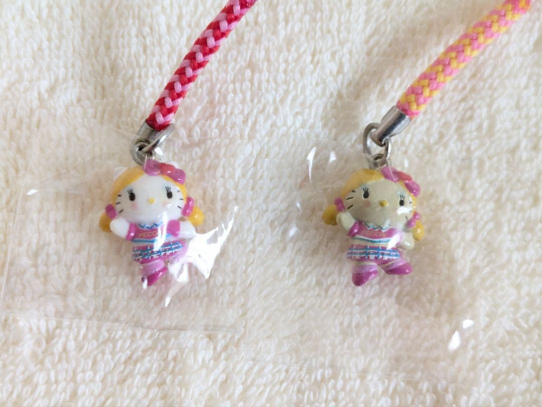 【ハローキティ】Kitty×gorieコラボ商品　根付　ストラップ　２種セット