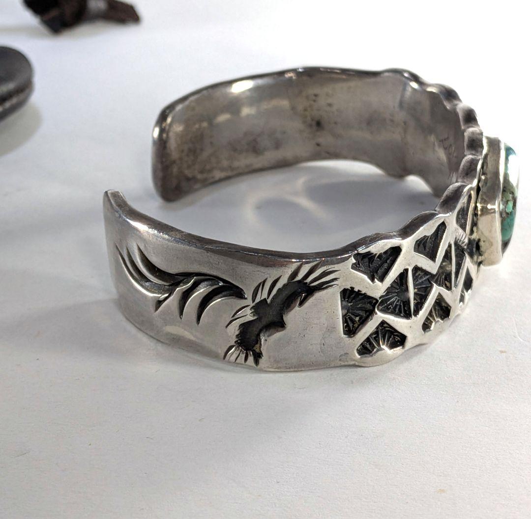 ビッグハンド　ターコイズバングル